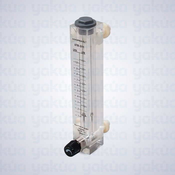 FLUJOMETRO EN PANEL CON PERILLA 0.1-1.0 GPM 1/4" MNPT