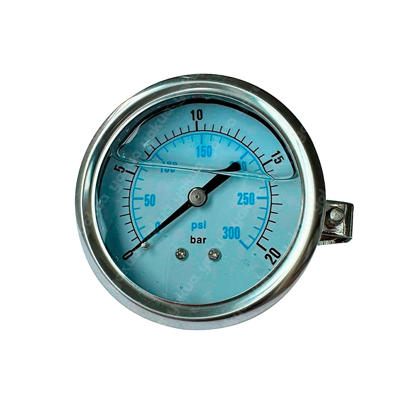 MANOMETRO 0-300PSI DIAL 2.5 CONEX 1/4" -POSTERIOR